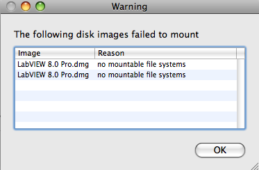 No Mountable File Systems Dmg Restore Failure