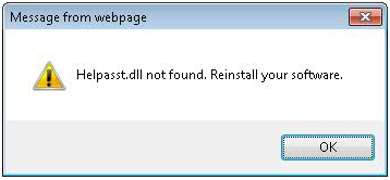 HelpAsst.dll error