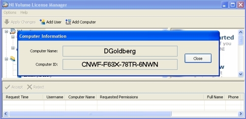 Volume License Manager VLM Computer Information Name ID