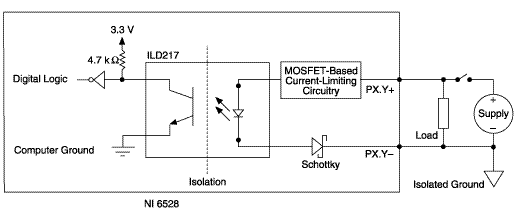 MOS-FETベースの電流制限回路